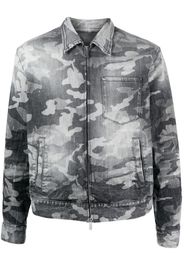 Dsquared2 camouflage-pattern denim jacket - Black