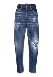 Dsquared2 distressed cropped jeans - Blue