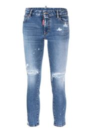 Dsquared2 cropped skinny jeans - Blue