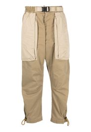 Dsquared2 belted-waist cropped trousers - Neutrals