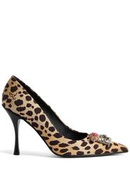 Dsquared2 leopard-print pointed-toe pumps - Black