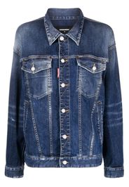 Dsquared2 distressed denim jacket - Blue