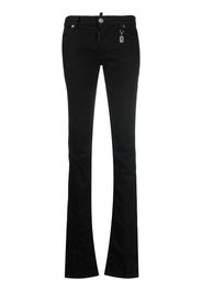 Dsquared2 split-cuff flared jeans - Black