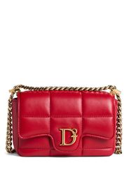 Dsquared2 logo-plaque quilted leather bag