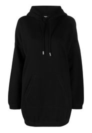 Dsquared2 logo-print oversize hoodie - Black