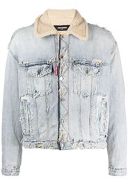 Dsquared2 distressed denim jacket - Blue