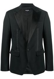 Dsquared2 silk panelling dinner jacket - Black