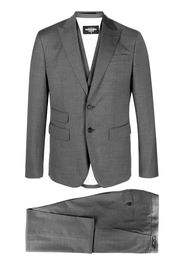 Dsquared2 single-breasted cotton-wool suit - Grey
