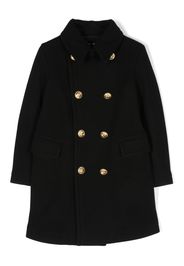 Dsquared2 Kids double-breasted wool blend coat - Black