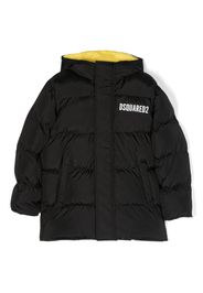 Dsquared2 Kids padded hooded jacket - Black
