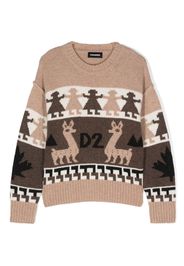 Dsquared2 Kids Maglia long-sleeve top - Neutrals