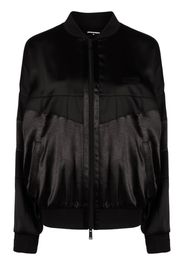 Dsquared2 shine-effect bomber jacket - Black