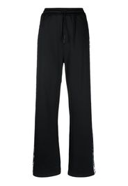 Dsquared2 logo-tape wide-leg track pants - Black