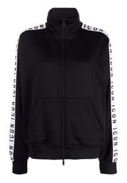 Dsquared2 Icon funnel-neck zip-up jacket - Black