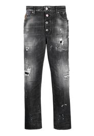Dsquared2 distressed tapered jeans - Black