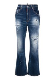 Dsquared2 ripped-detail flared jeans - Blue