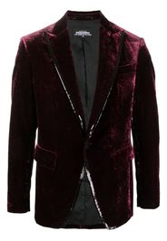 Dsquared2 velvet single-breasted blazer