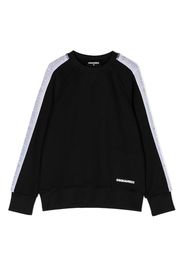 Dsquared2 Kids logo-print cotton sweatshirt - Black