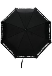 Dsquared2 logo-print compact umbrella - Black