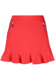 Dsquared2 zip-pockets ruffled miniskirt