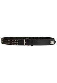 Dsquared2 Be Icon Plaque studded belt - Black