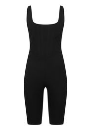 Dsquared2 square-neck sleeveless playsuit - Black
