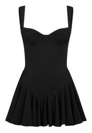 Dsquared2 bustier-style A-line minidress - Black