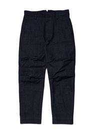 Dsquared2 Kids straight-leg gathered-detail jeans - Blue