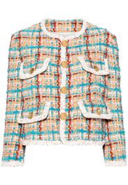Dsquared2 Upper East Side tweed jacket - White