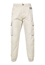 Dsquared2 D2 Stamps tapred cargo pants - Neutrals