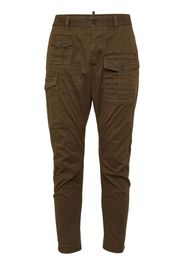 Dsquared2 tapered cotton cargo trousers - Brown
