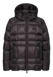 Dsquared2 logo-patch hooded padded jacket - Black