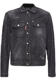 Dsquared2 distressed denim jacket - Black