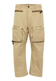 Dsquared2 zip-detail straight-leg cargo trousers - Neutrals