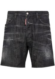Dsquared2 distressed-effect denim shorts - Black