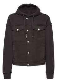 Dsquared2 ayered-hood denim jacket - Black