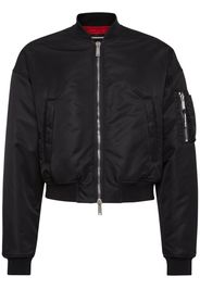 DSQUARED2 cropped bomber jacket - Black