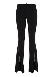 DSQUARED2 low-rise bootcut trousers - Black