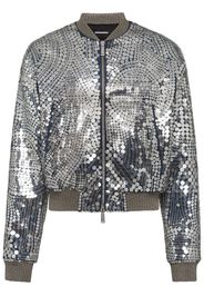 DSQUARED2 sequinned bomber jacket - Blue