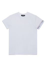 DSQUARED2 KIDS logo-tape T-shirt - White