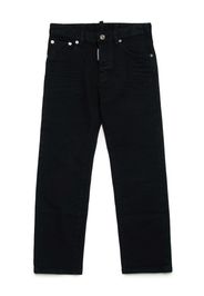 Dsquared2 Kids 3D-detail straight-leg jeans - Black