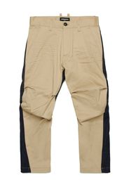 DSQUARED2 KIDS panelled straight-leg trousers - Neutrals