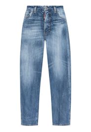 Dsquared2 logo-patch cotton jeans - Blue
