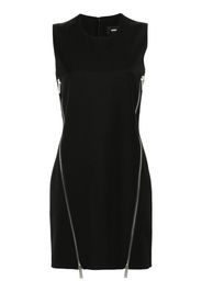 Dsquared2 Audrey zip-detailed shift dress - Black