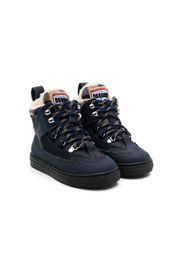 DSQUARED2 KIDS logo-embroidered ankle boots - Blue