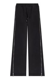 DSQUARED2 side-zipped cotton palazzo pants - Black