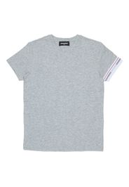 DSQUARED2 KIDS logo-trim T-shirt - Grey
