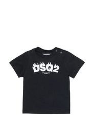 DSQUARED2 KIDS logo graphic T-shirt - Black