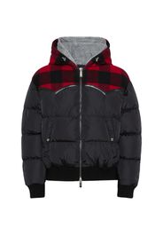 DSQUARED2 double-hood western puffer jacket - Black