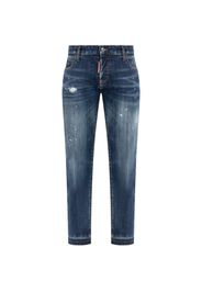 DSQUARED2 belt-loop distressed jeans - Blue